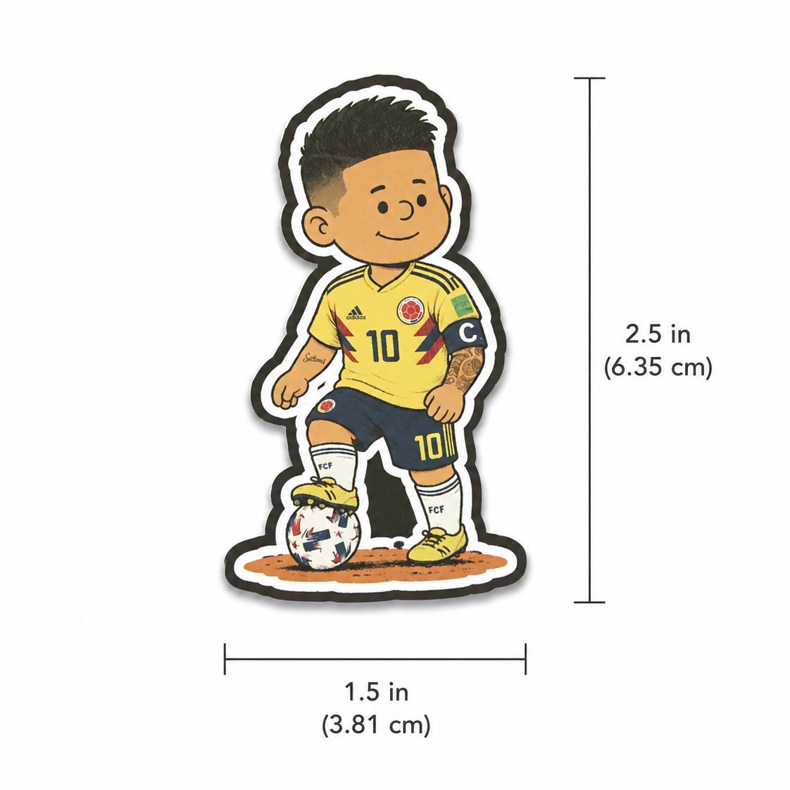 James Rodriguez #10 sticker