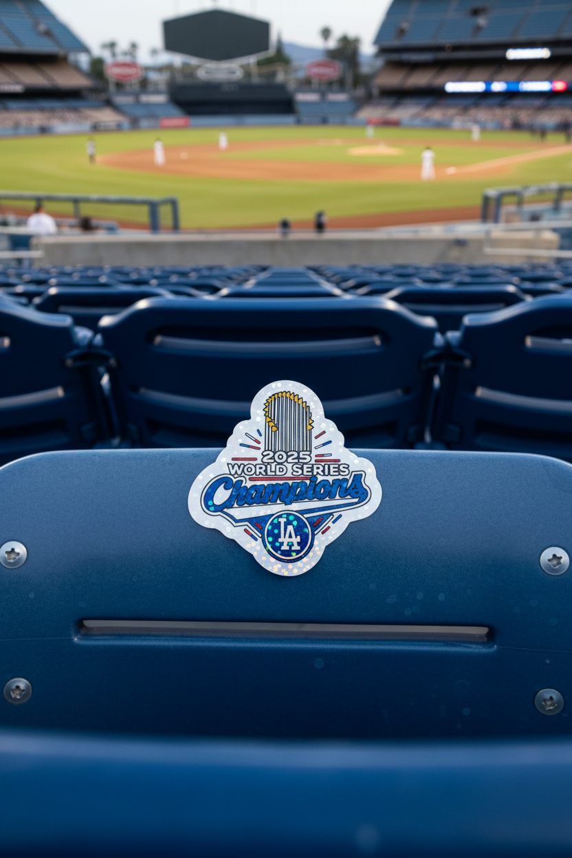 2025 World Series Champs Sticker
